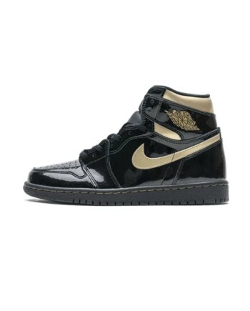 Air Jordan 1 Retro High Black Metallic Gold (2020) 555088-032